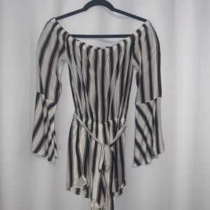 Striped Urban Outfitters Romper.